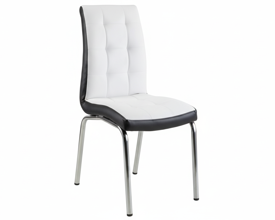 Stainless Steel Dining Table with Glass Top SMT 301 / 104