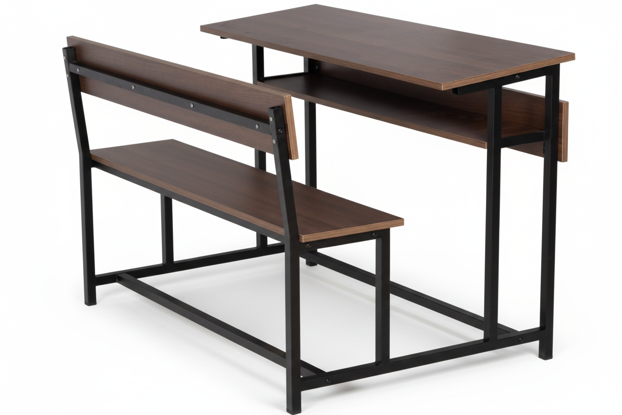 Institutional Classroom Desk & Bench Set SC 269 (48")