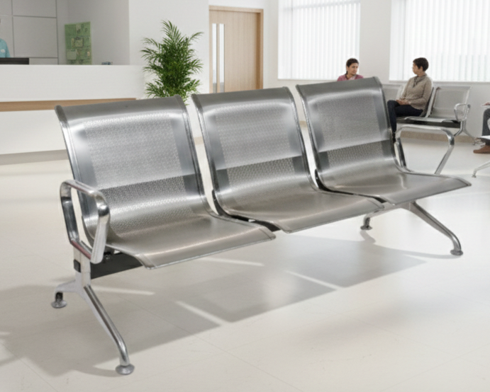 Stainless Steel 3 Seater Waiting Chair SWC 252