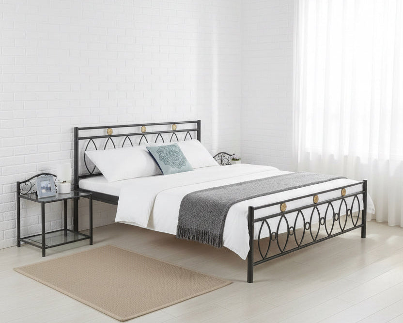 Metal Double Bed without storage SMB 145