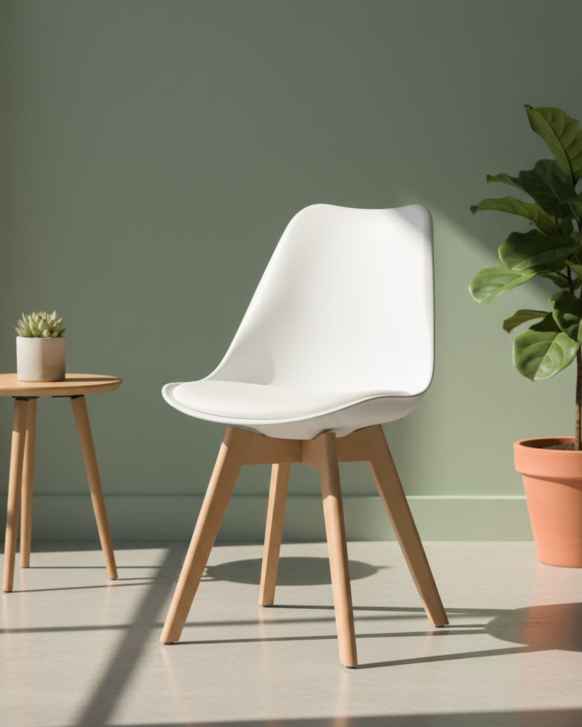 Classic Zeta Chair with Wood Legs