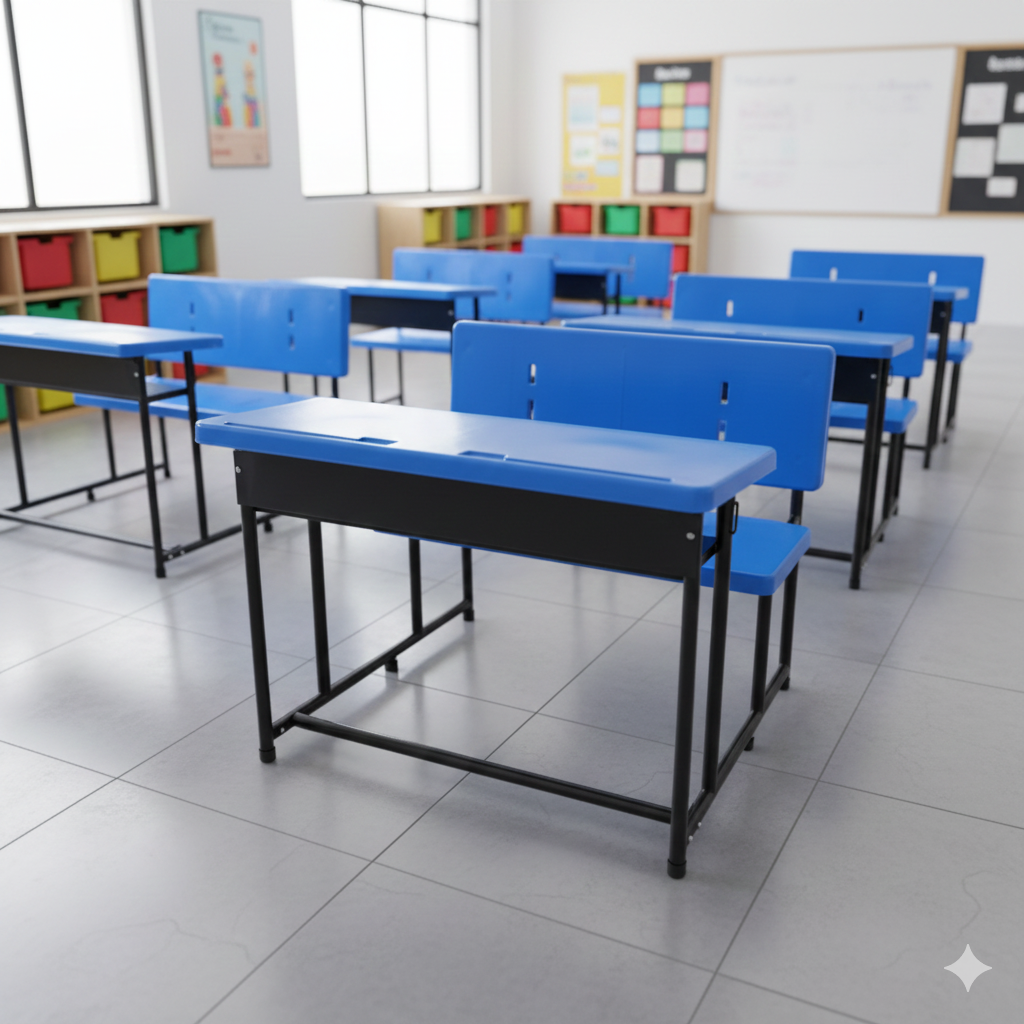 Educational Classroom Desk & Bench for Schools SC 298