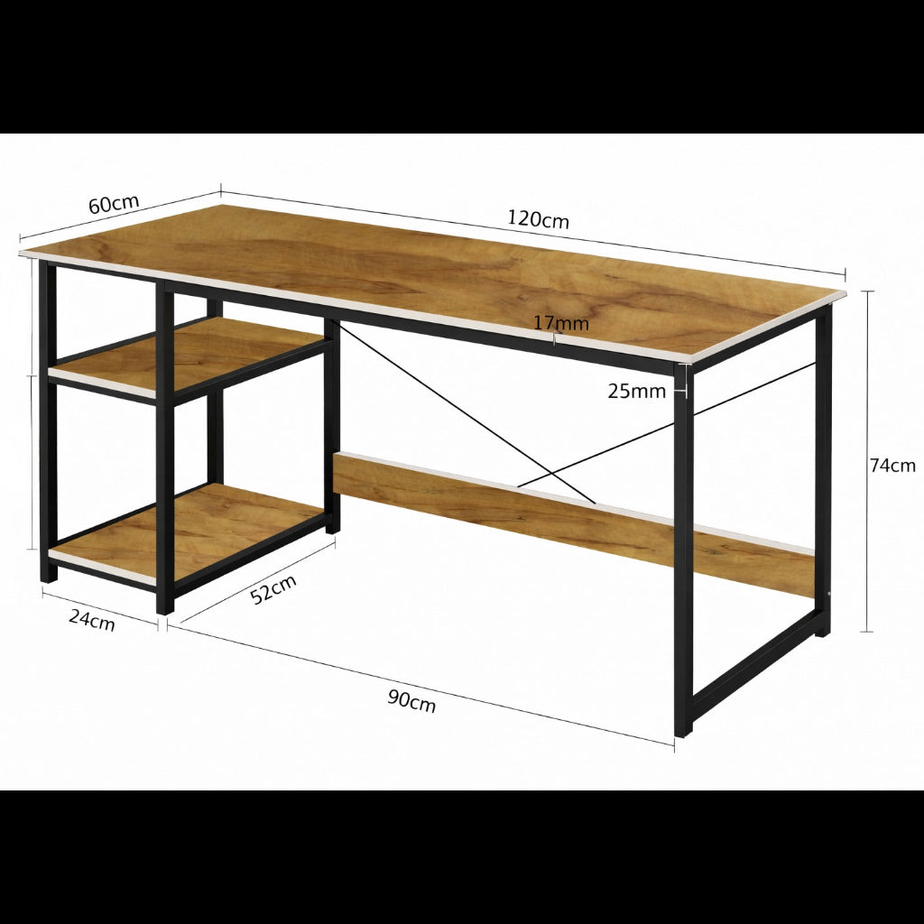 Computer Desk with Storage Shelves for Home Office SMT 41