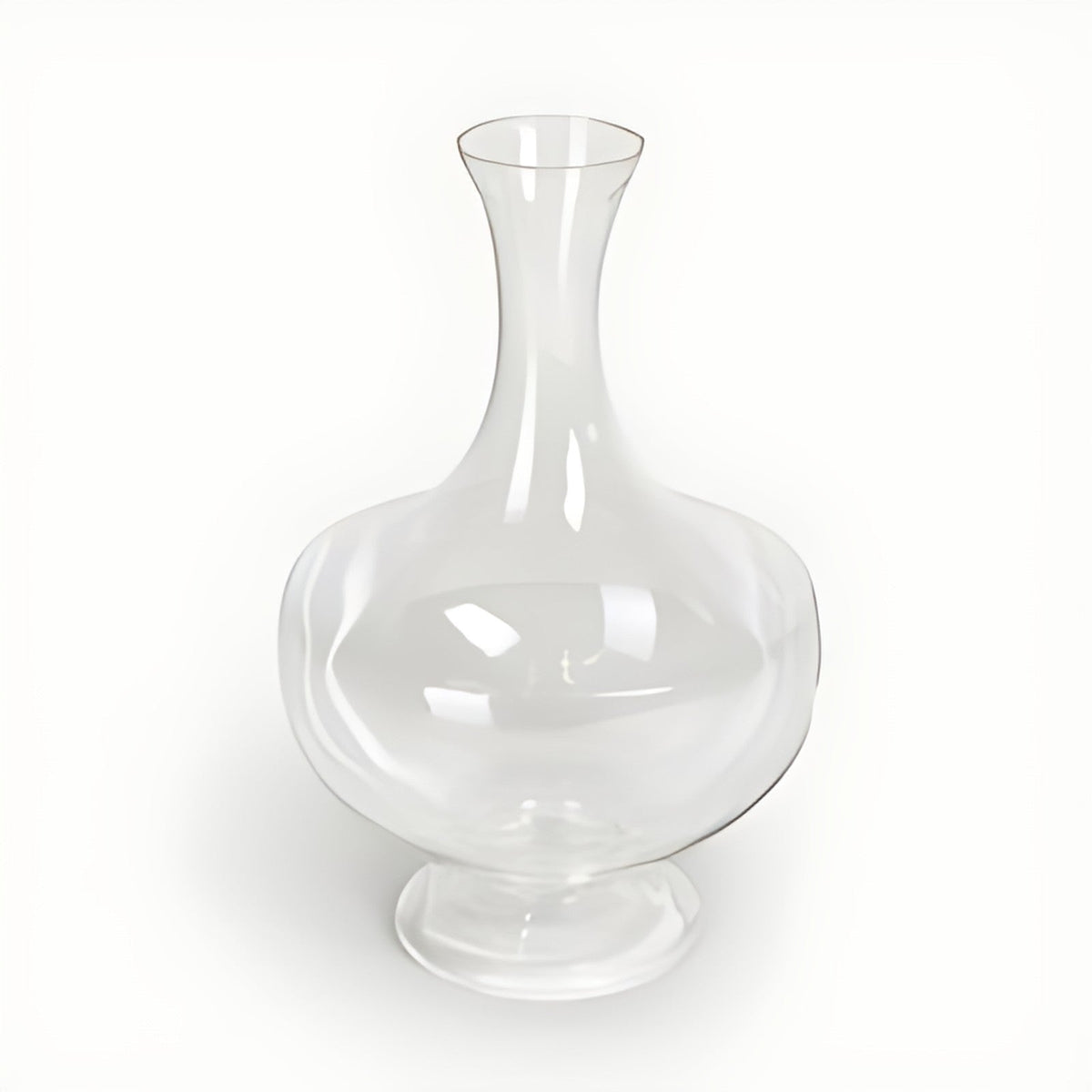 Hera Footed Clear Glass Decanter by Kazuri, photo 4 of 4