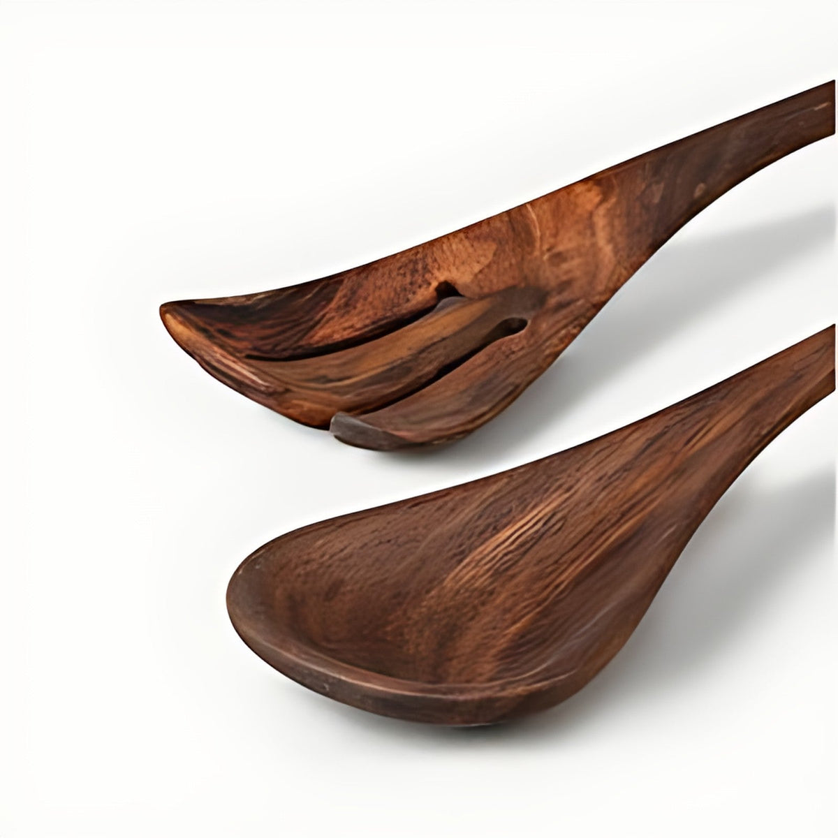 Redolent Acacia Wood Salad Servers (Set of 2) by Kazuri, photo 4 of 4