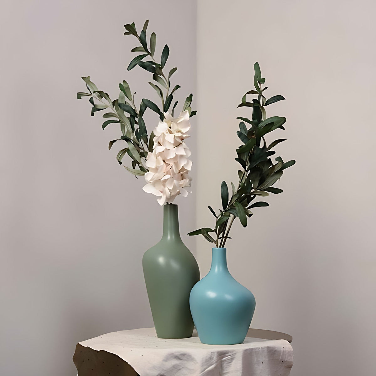 The Fern Matte Stoneware Bottle Vase by Kazuri, photo 4 of 4