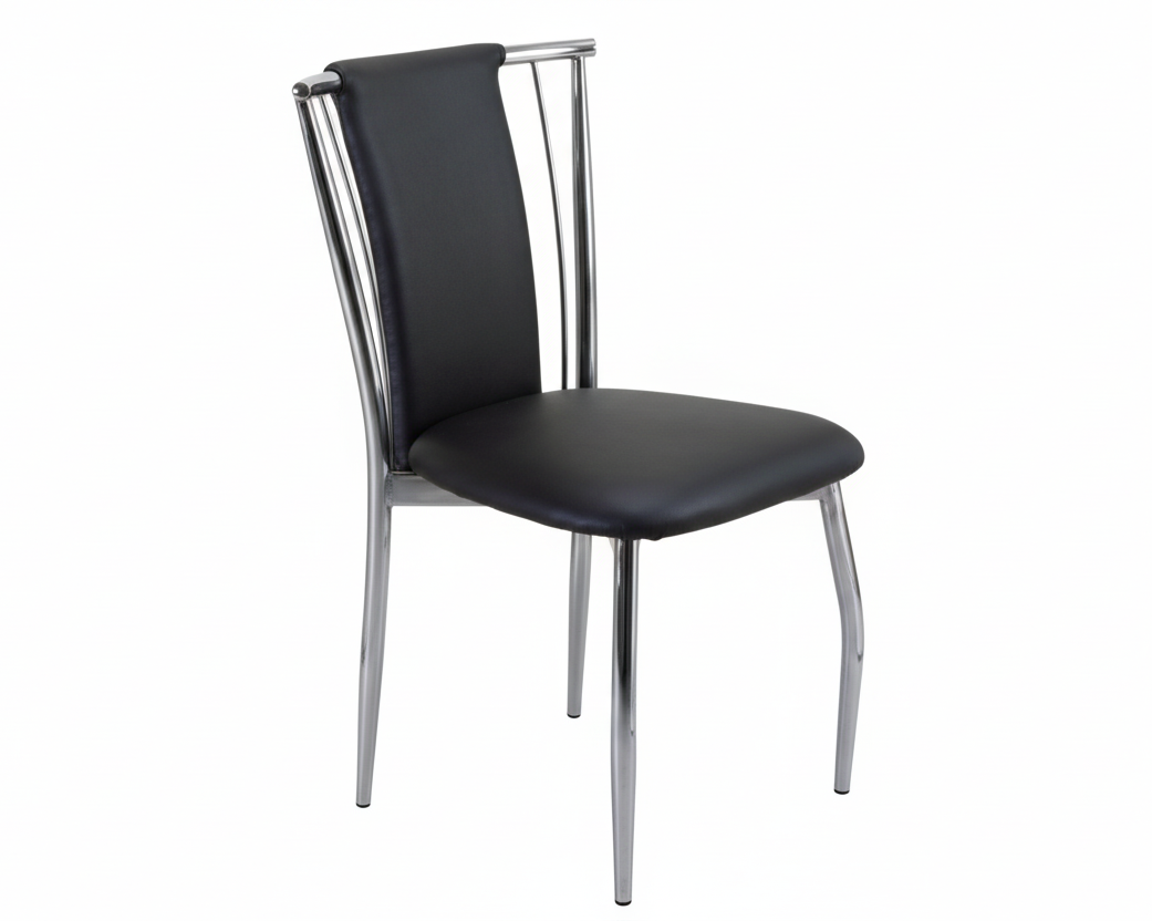 Stainless Steel Dining Table with Glass Top SMT 302 / 79