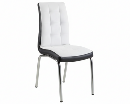 Stainless Steel Dining Table with Glass Top SMT 301 / 104