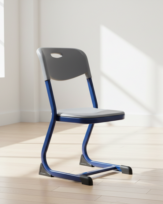 Metal Frame Chair with Plastic Seat for School / College SC 219 (16 gu)