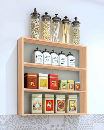 Multipurpose Wall Mount Kitchen Storage Rack with 4 Shelves SM 60