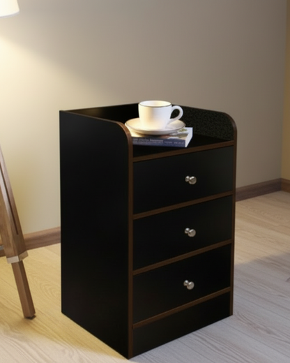 Modern Bedside Table with 3 Drawers SMT 23