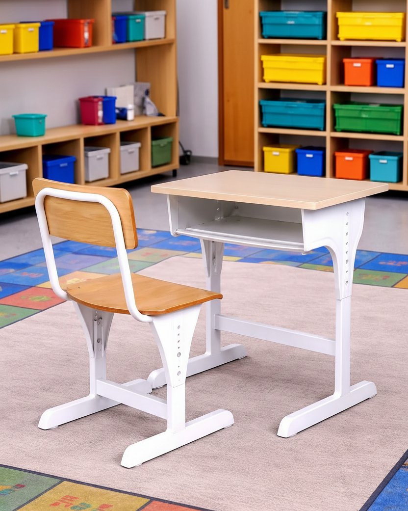 Ergonomic Heigh Adjustable School/College Table and Chair SC 290