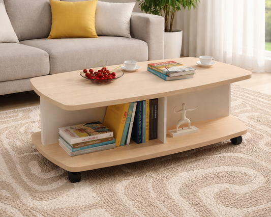 Wooden Coffee Table - Beige SM 98