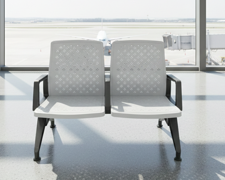 2 Seater Visitor Char with Fibre Seat SWC 263