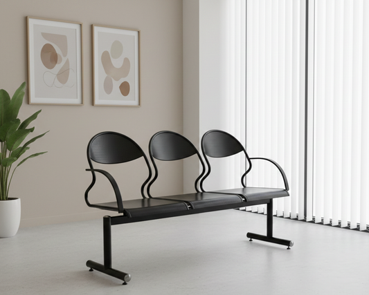 3 Seater Waiting Chair with 2 Handles SWC 265