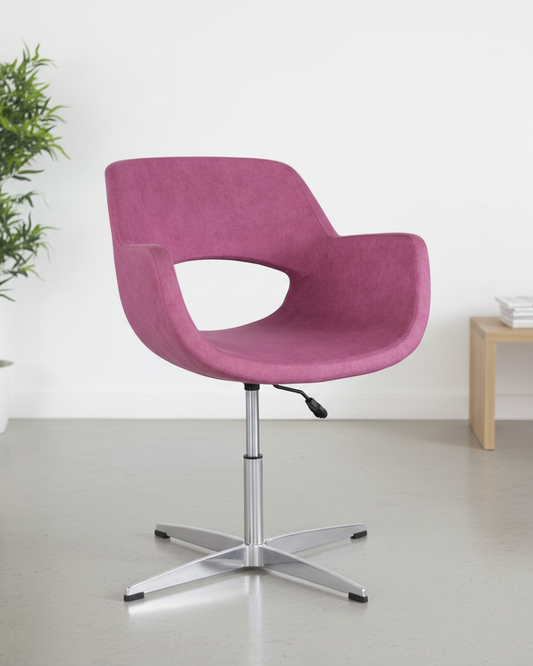 Stylish Lounge Chair with Swivel Base - SM 713