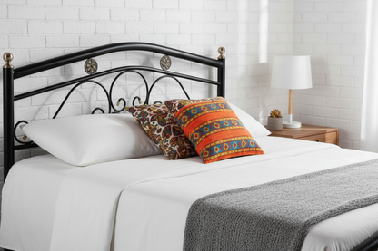 Metal Double Bed with Storage Box SMB 110