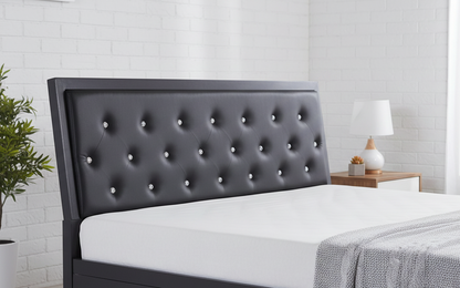 Metal Double Bed with Storage Box SB 763