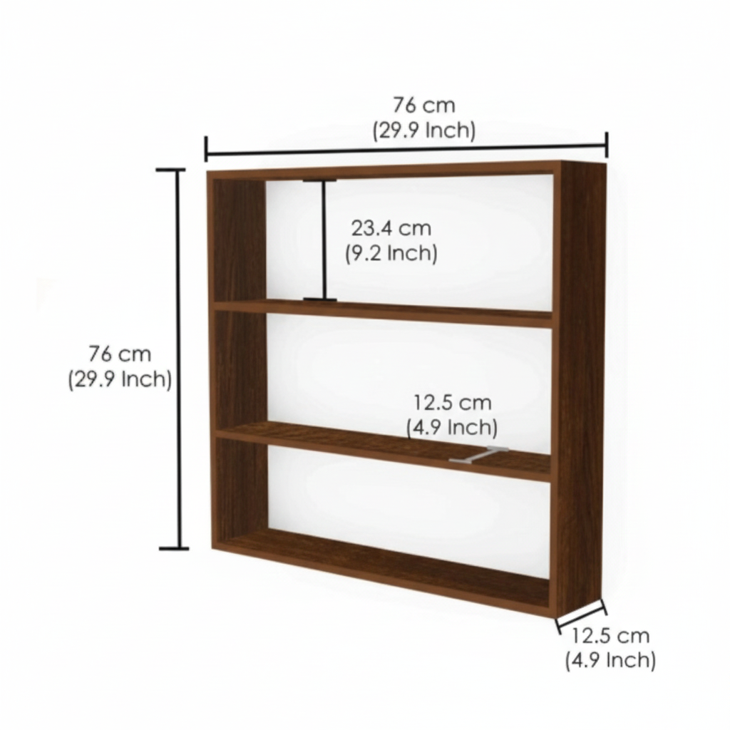Multipurpose Wall Mount Kitchen Storage Rack with 4 Shelves SM 60