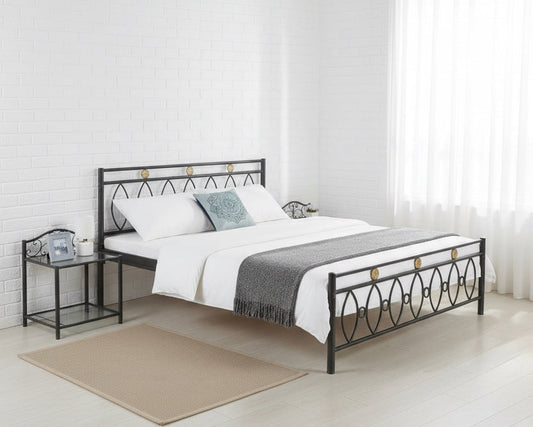Metal Double Bed without storage SMB 145