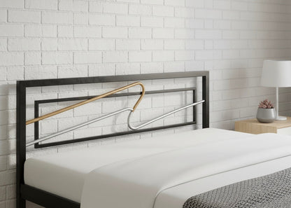 Metal Double Bed Without Storage SB 143