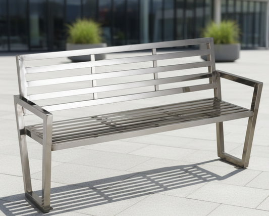 Durable 3 Seater Metal Waiting Chair Silver SWC 6006