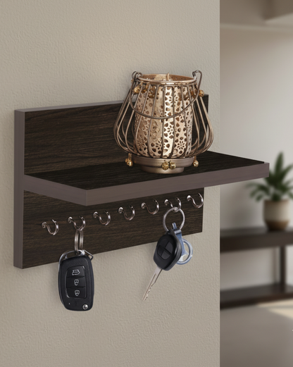Wall Mounted Key Holder with Shelf SM 69