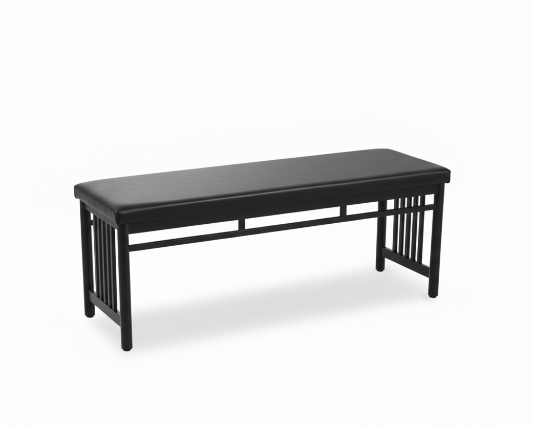 Metal Dining Table with Bench SMT 315 / 129