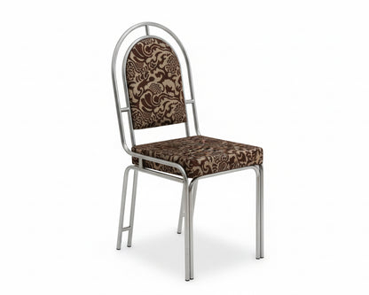 Stainless Steel Dining Table with Glass Top SMT 311