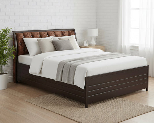 Metal Double Bed with Storage Box SMB 139