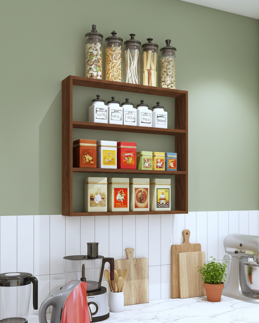 Multipurpose Wall Mount Kitchen Storage Rack with 4 Shelves SM 60