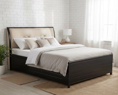 Metal Double Bed with Storage Box SMB 115