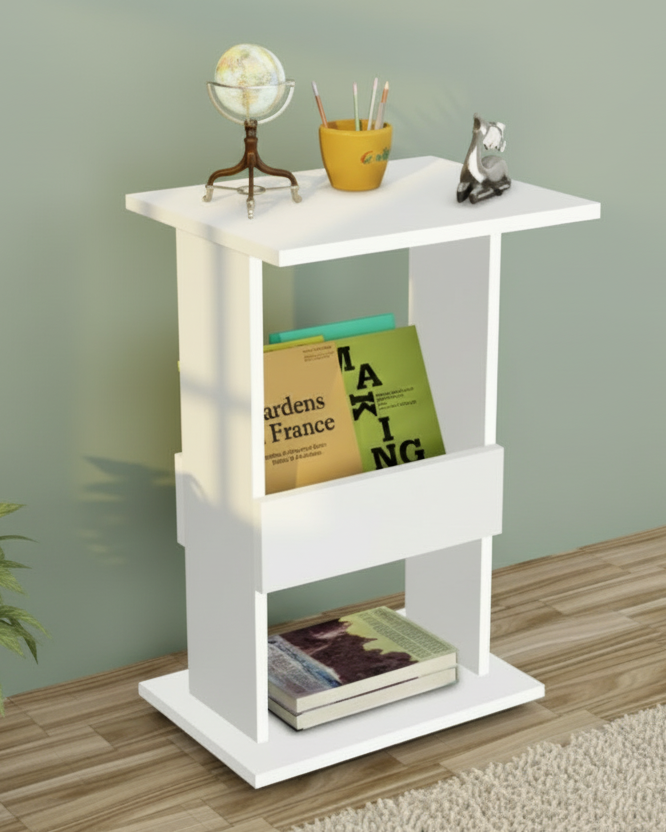 Engineered Wood Bedside Corner Table / Sofa Side End Table SMT 71