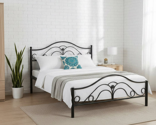 Metal Double Bed without Storage SMB 101