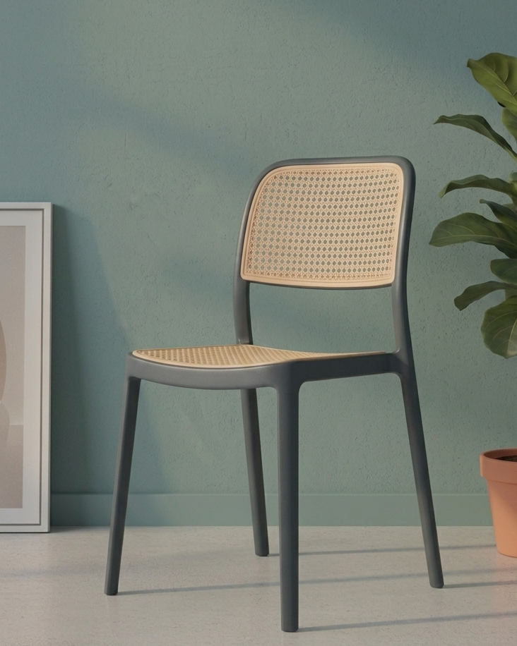 Cane Cafeteria Chair