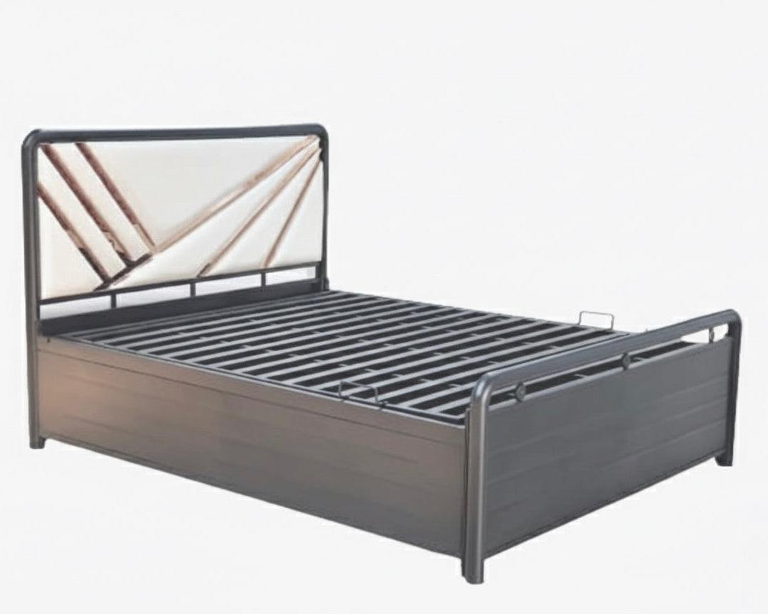 Metal Double Bed with Storage Box SB 765