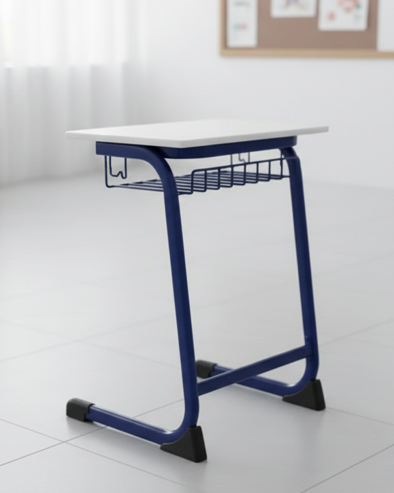 Ergonomic School/College Table with Book Basket SC 219 (16 gu)