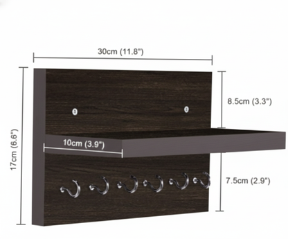 Wall Mounted Key Holder with Shelf SM 69