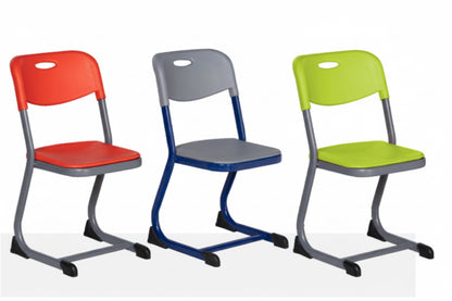 Metal Frame Chair with Plastic Seat for School / College SC 219 (16 gu)