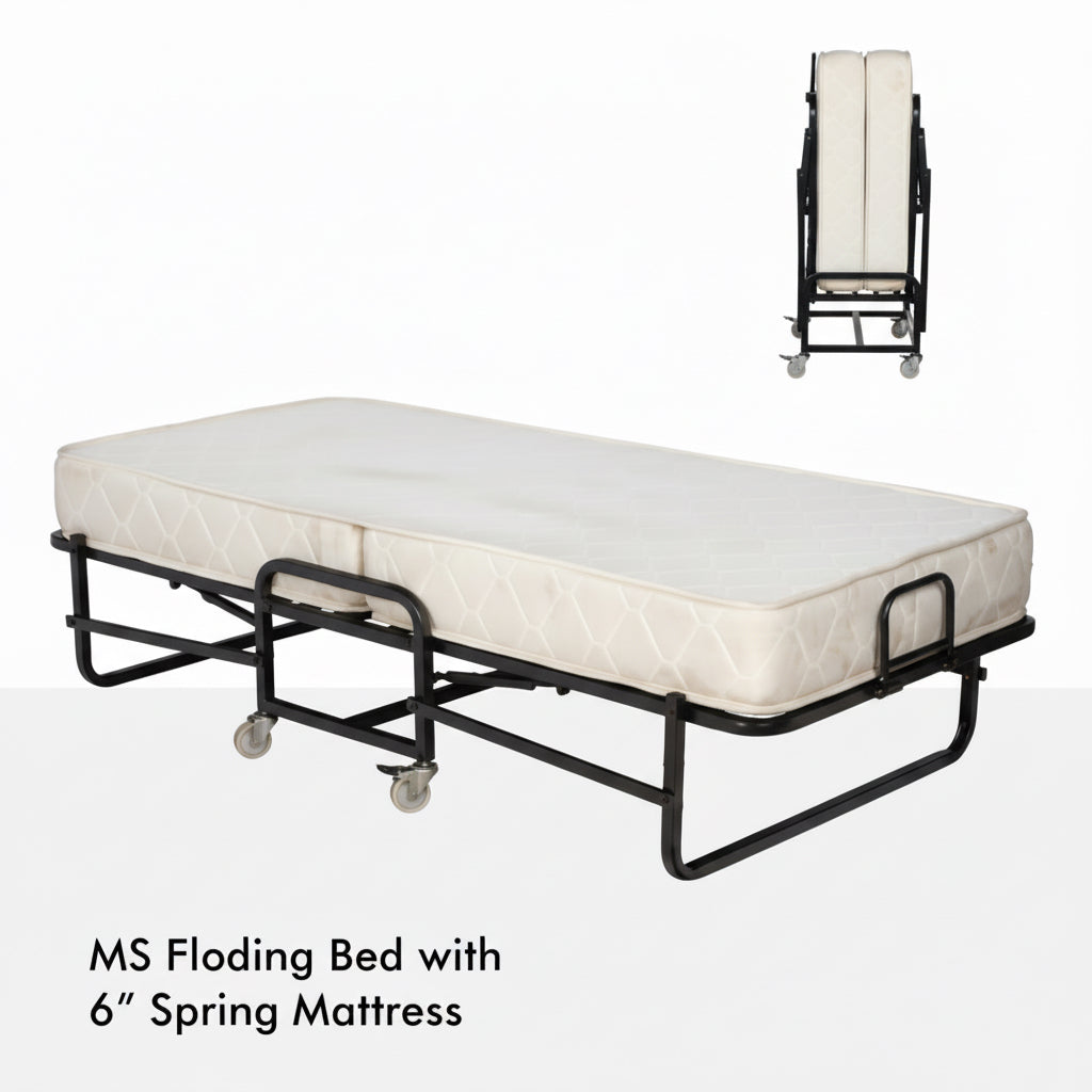 Folding Bed with Mattress SC 766