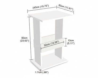 Engineered Wood Bedside Corner Table / Sofa Side End Table SMT 71