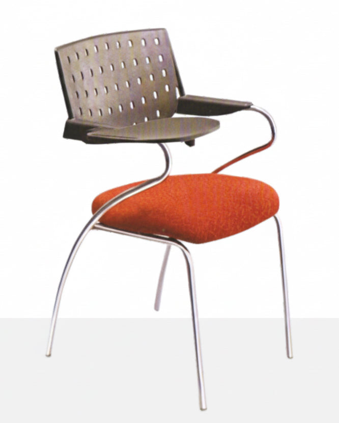 Stylish Student Chair with Cushioned Seat and Writing Pad SC 213