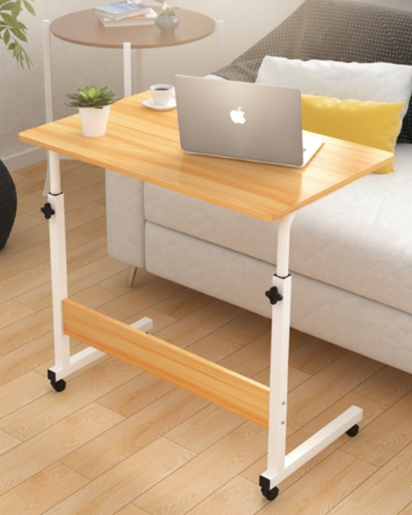 Portable Height-Adjustable Over-Bed Laptop & Study Table SMT 11