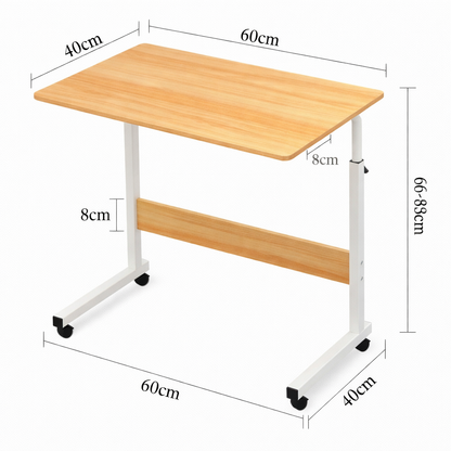Portable Height-Adjustable Over-Bed Laptop & Study Table SMT 11