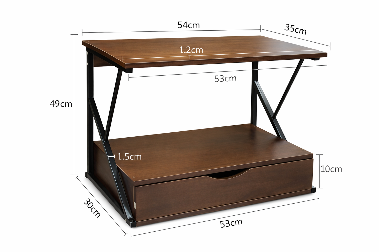 Microwave Oven Stand with Storage Shelves – Compact Kitchen Rack SM 18