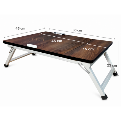 Portable Adjustable Laptop Table with Ergonomic Screen Elevation