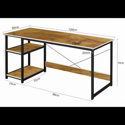 Computer Desk with Storage Shelves for Home Office SMT 41