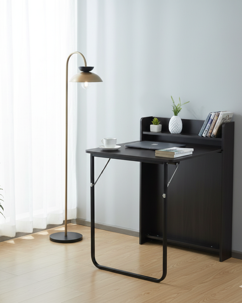 Wall-Mounted Folding Laptop & Coffee Table – Space-Saving Work Desk SMT 45