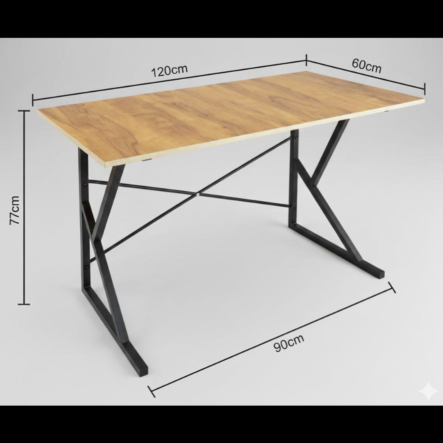 Compact Home Office Desk with Sturdy Metal Frame SMT 49