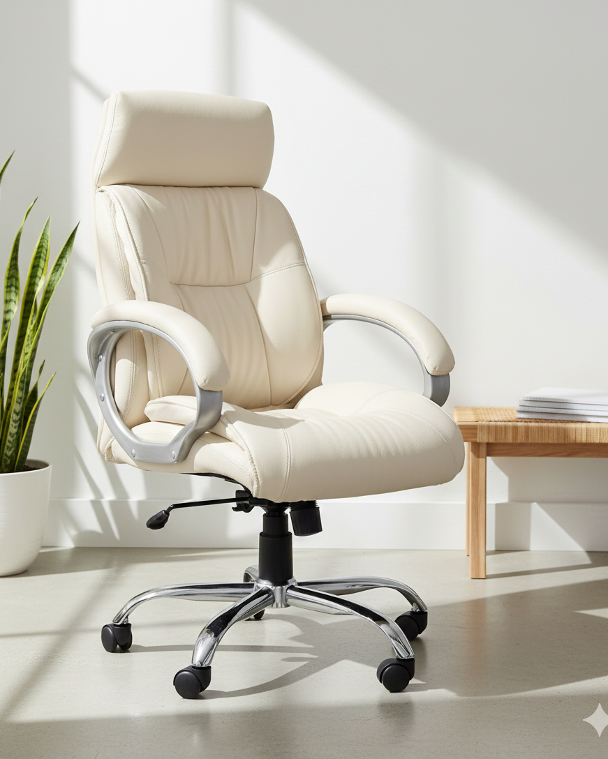 Executive  Revolving Chair with Cushioned Upholstery - TYCOON